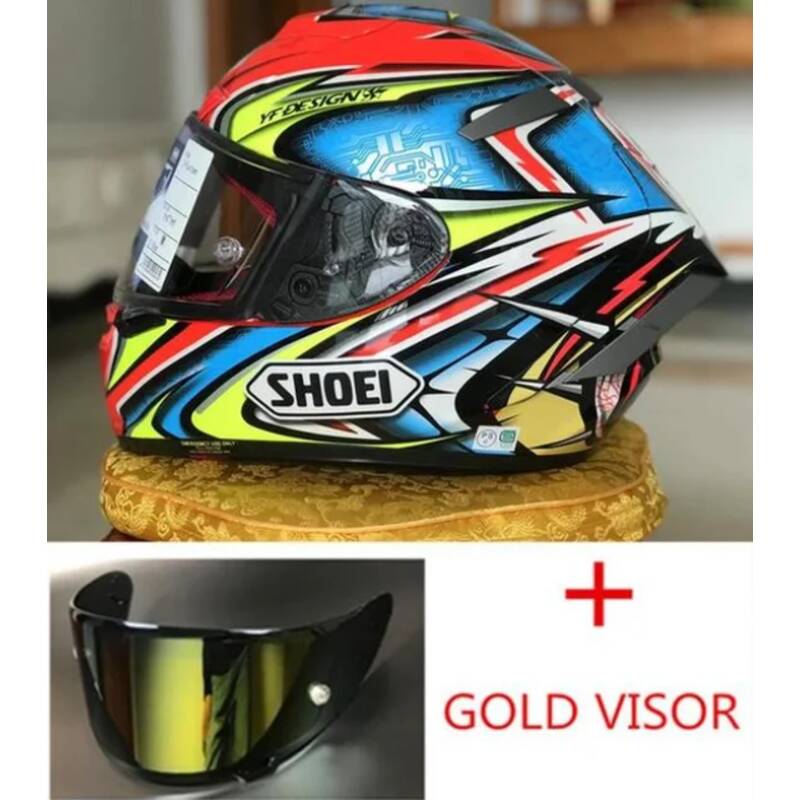 오토바이 헬멧 바이크 라이더 스쿠터 하이바 SHOEI X Fourteen 전체 얼굴 X14 레드 Kato Daijiro TC-1 Motocross 레이싱 타기 [호환] 243,900원