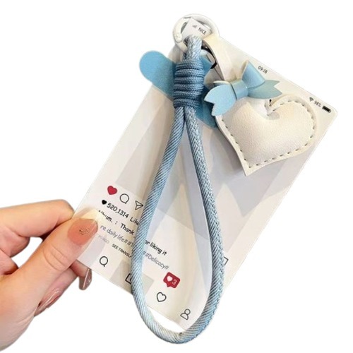 케이스틱 가죽 하트 휴대폰 손목 스트랩 7,890원