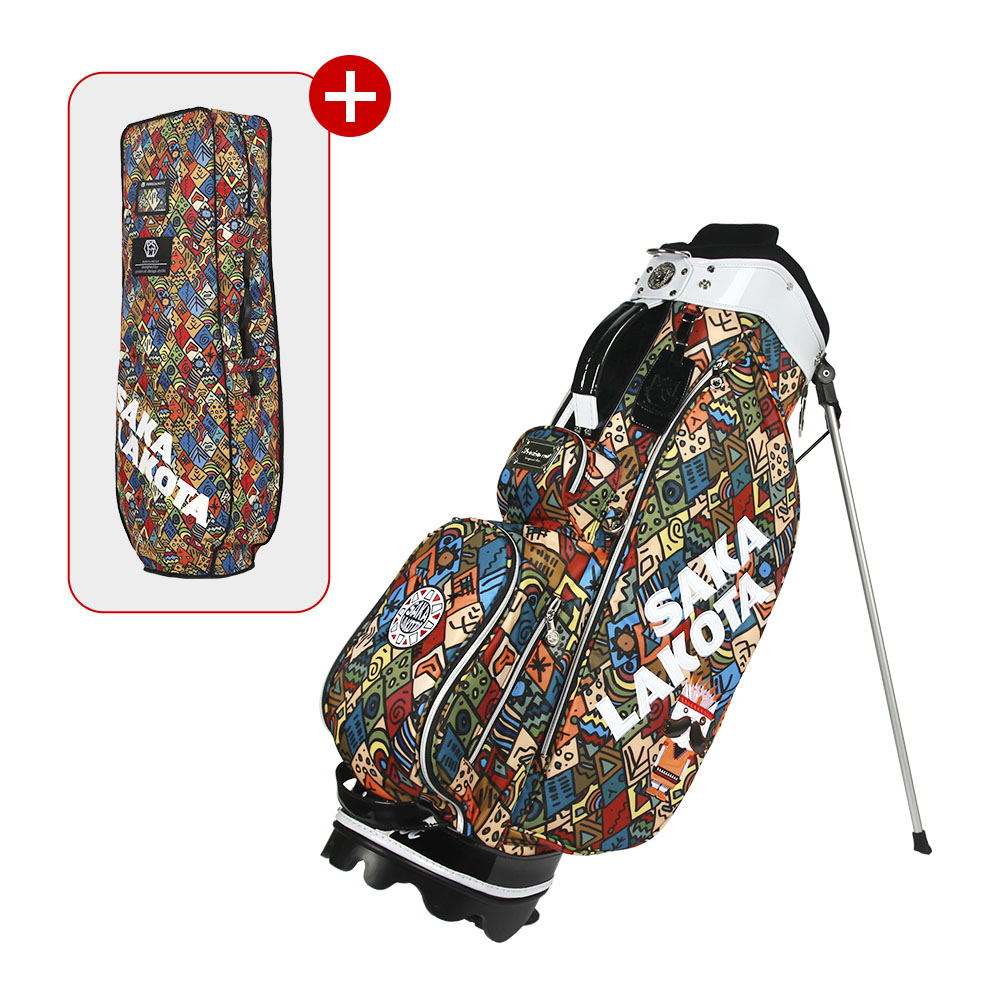 [인기 재입고] 페르시안캣 사카라코타 자수 스탠드 골프 캐디백 인디안 (P3FUSB14) (홀로그램후드커버증정), indian 399,000원