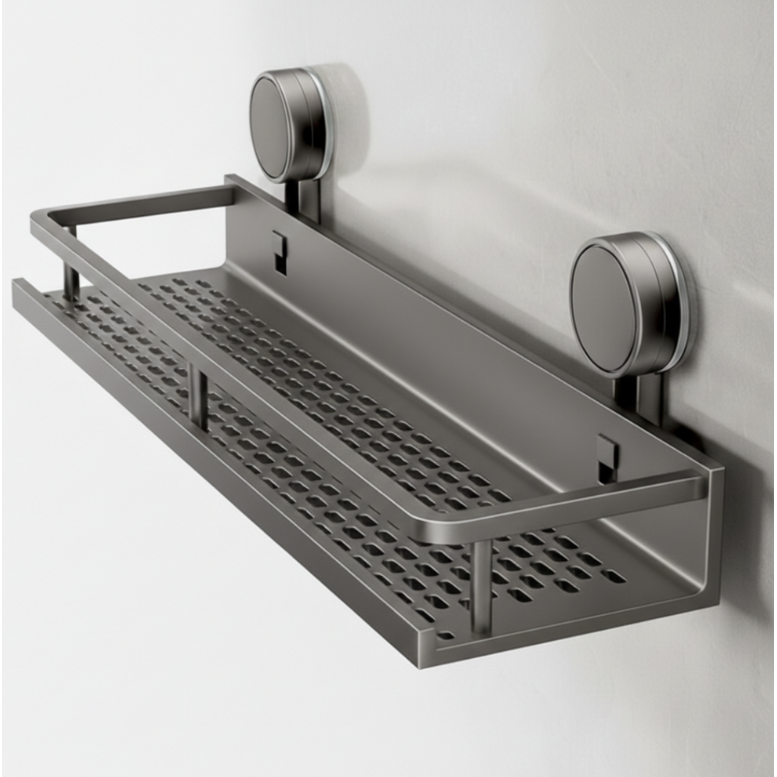일상채움 강력 2중 흡착식 탄소강 욕실 선반 거치대 25,900원