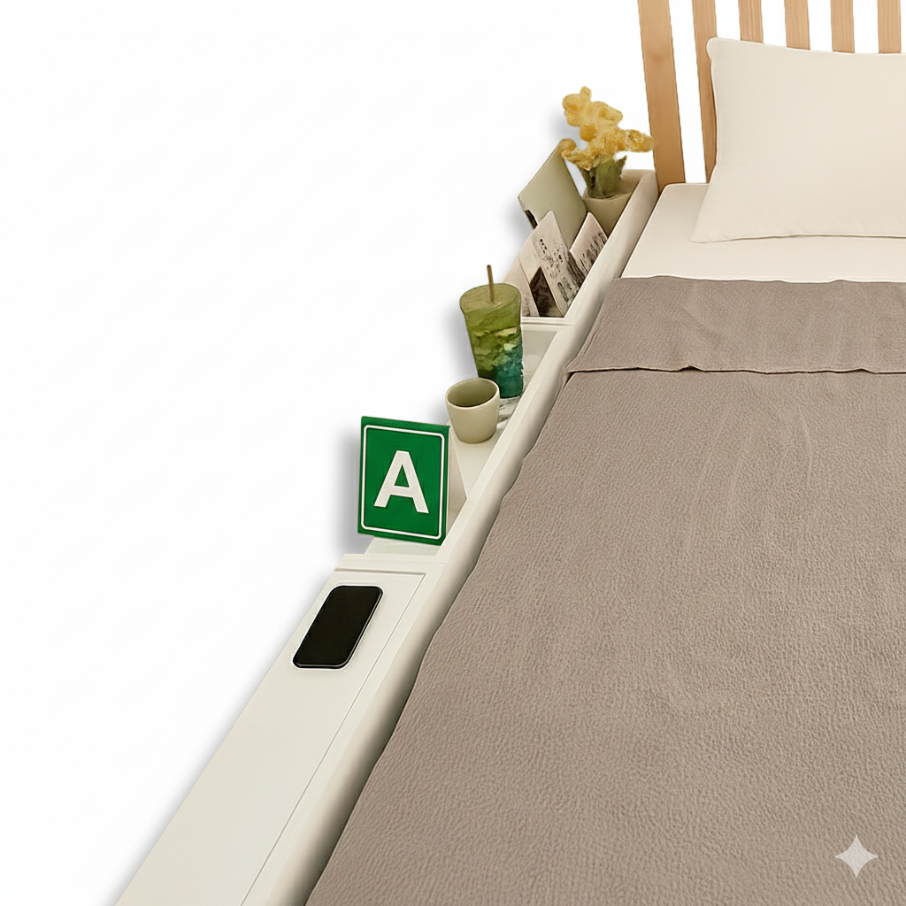 주문제작가능 아이린 침대틈새 사이드테이블 틈새수납, 틈새수납-A[기본형]-화이트 45,490원