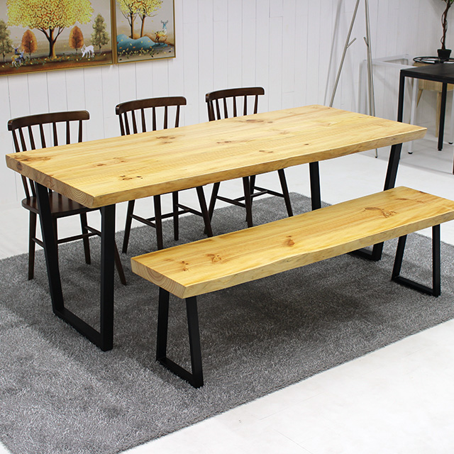 라디에타파인 우드슬랩 원목 스타벅스 테이블 40 x 800 x 2000 mm 고객직접설치 167,000원