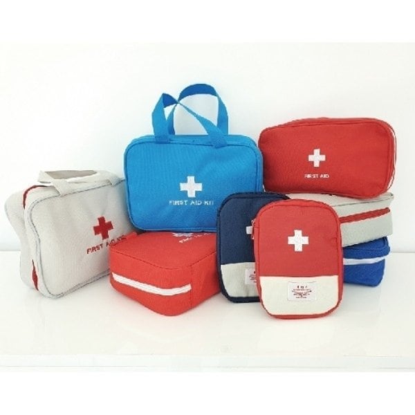 [이거찜] 휴대용 응급실 구급합 포켓 파우치 구급낭 가방 4종세트 13,300원