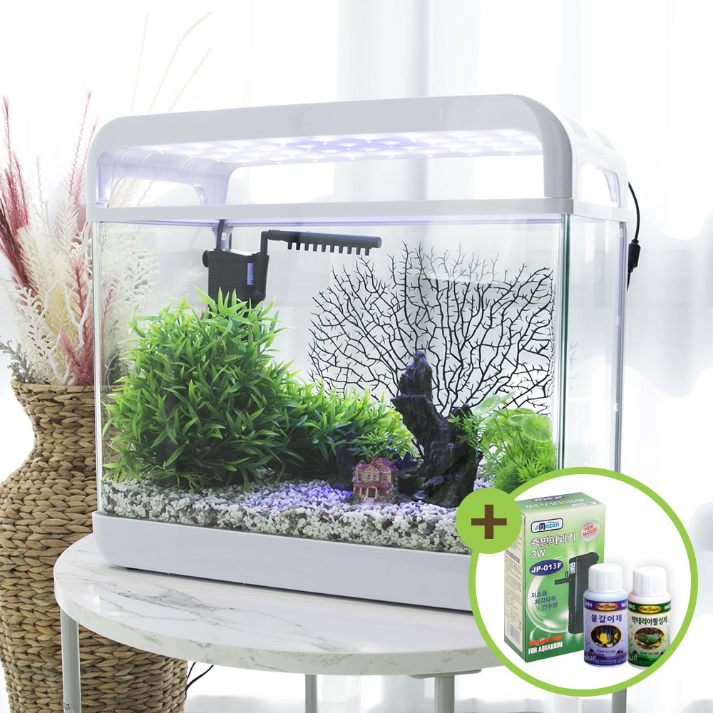 AMZ-4500A 일체형어항 LED조명 측면여과기 수족관세트 119,000원