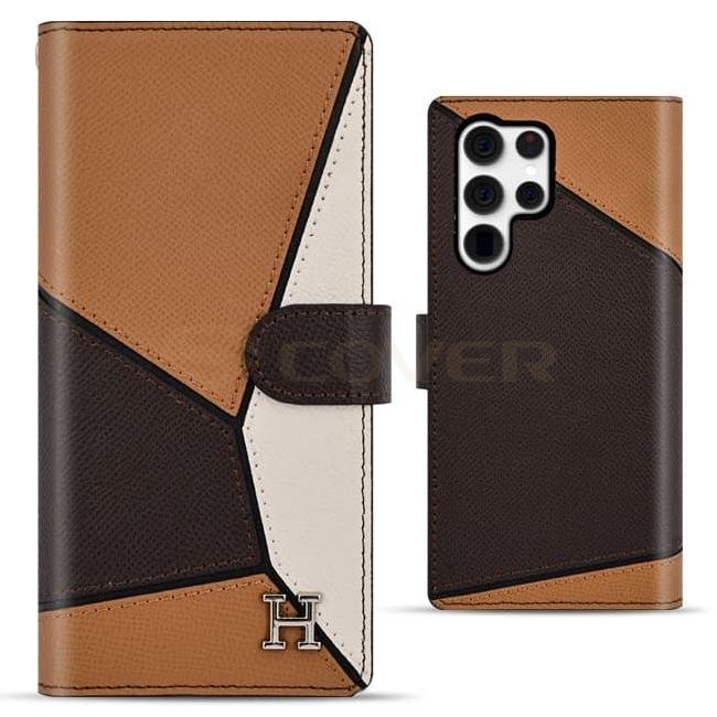 라피네 콤비 지퍼 천연 소가죽 대용량 카드 지폐 수납 장지갑 갤럭시 스트랩 케이스 29,990원