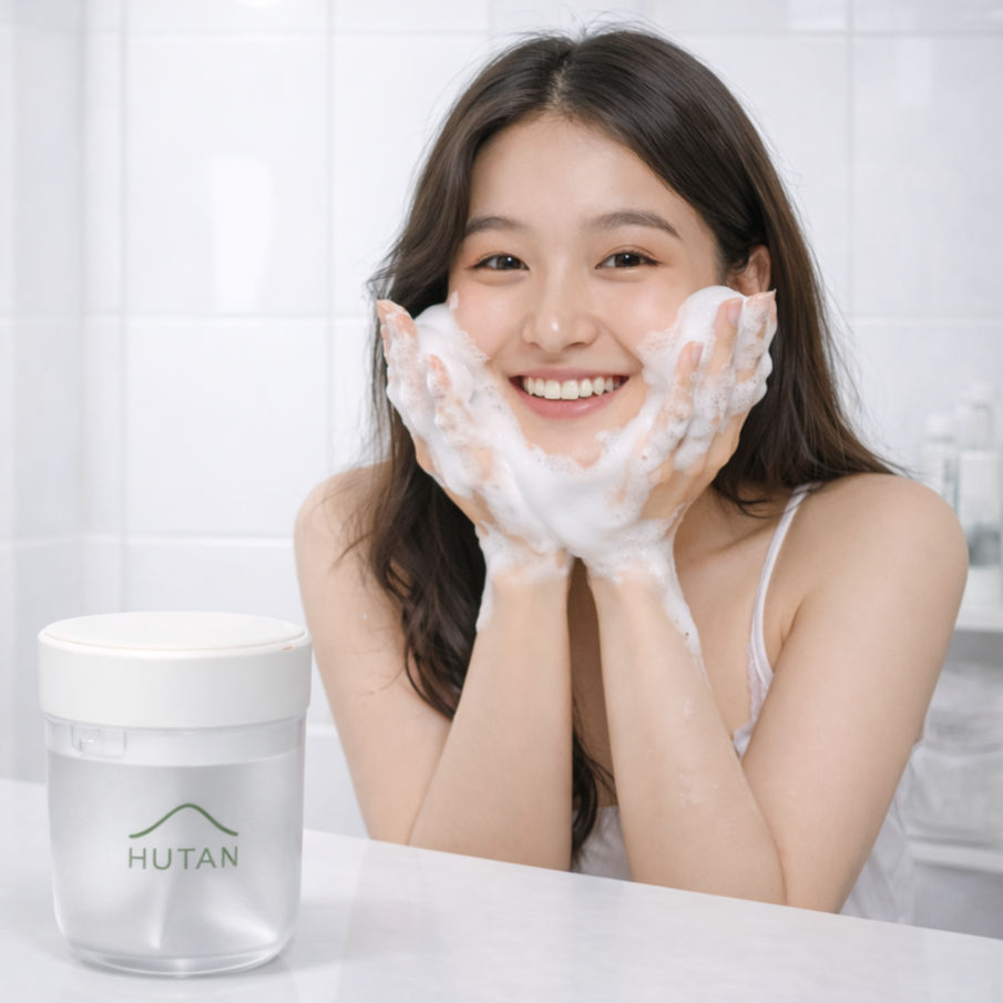 HUTAN 후탄 쫀득거품 자동 세안 버블메이커 폼 클렌징 거품기 민감피부 클렌징, 화이트, 1개 20,900원
