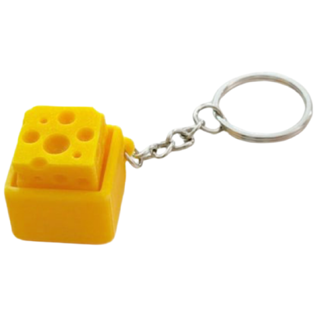 퓨어린 1+1 키보드 치즈 키캡 스트레스 풀기 무등형 열쇠고리, 치즈, 1개 10,800원
