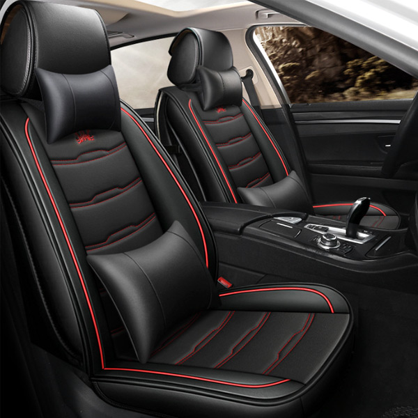 카시트커버 자동차 차량용 앞좌석 방석 자동차가죽시트 보호매트, (블랙+브라운), 1개 31,000원