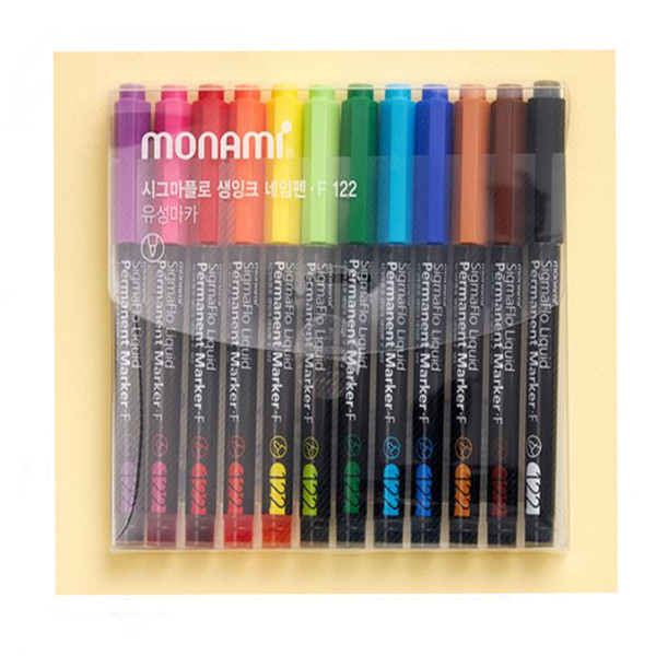 모나미 생잉크 네임펜F 122 12색 그림그리기/꾸미기 9,000원