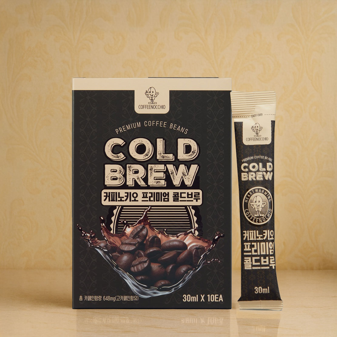 [커피노키오] 연예인도 반한 더치커피원액 콜드브루 액상스틱 (30ml ) 13,000원