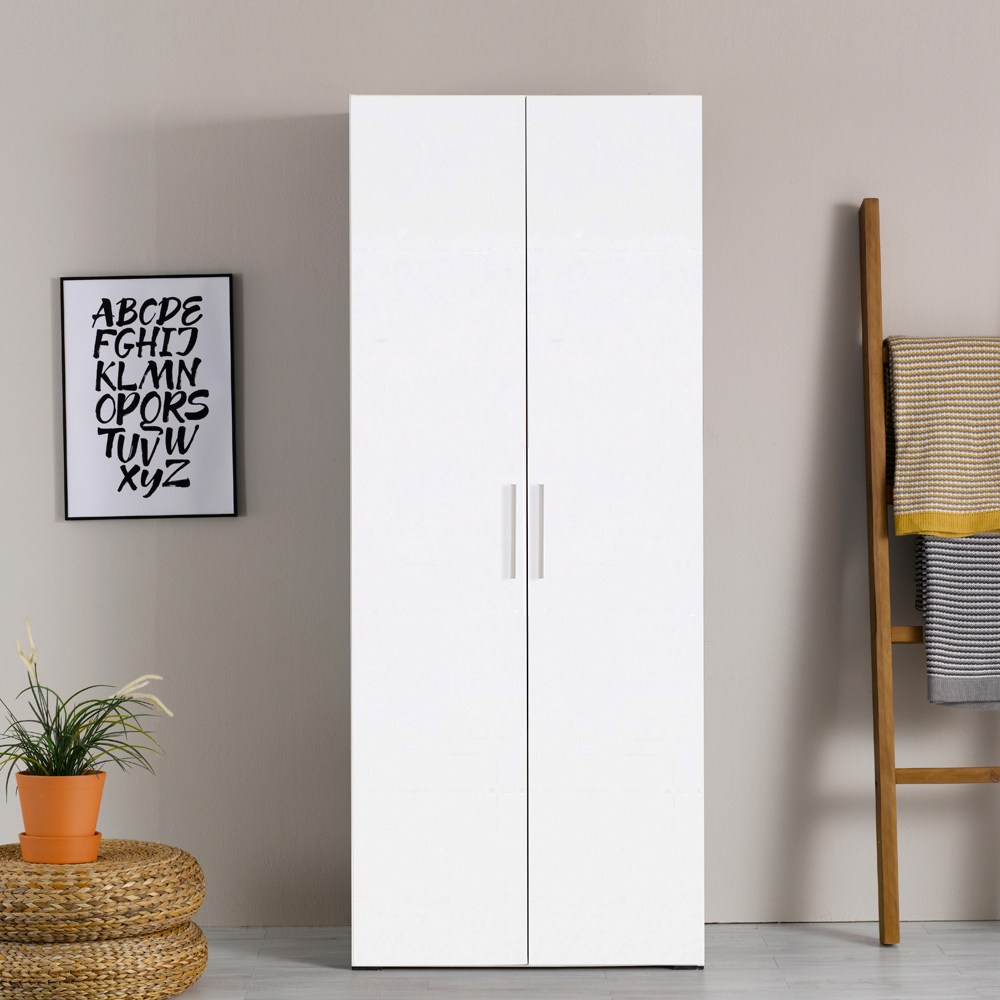 국내제작 직접배송 키높이2010mm 프라임장농 넓은 810mm 싱글장 옷장 이불장 양복장 거울장 원룸가구 1인가구, 화이트 104,900원