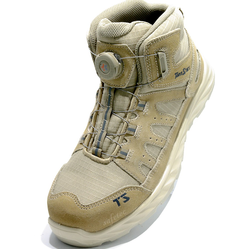 방수 다이얼 경량 안전화 화이바그라스 토우캡 인젝션 사막화 TS 발목높은 발볼넓은 가벼운 밀리터리 발편한 작업화 63,000원