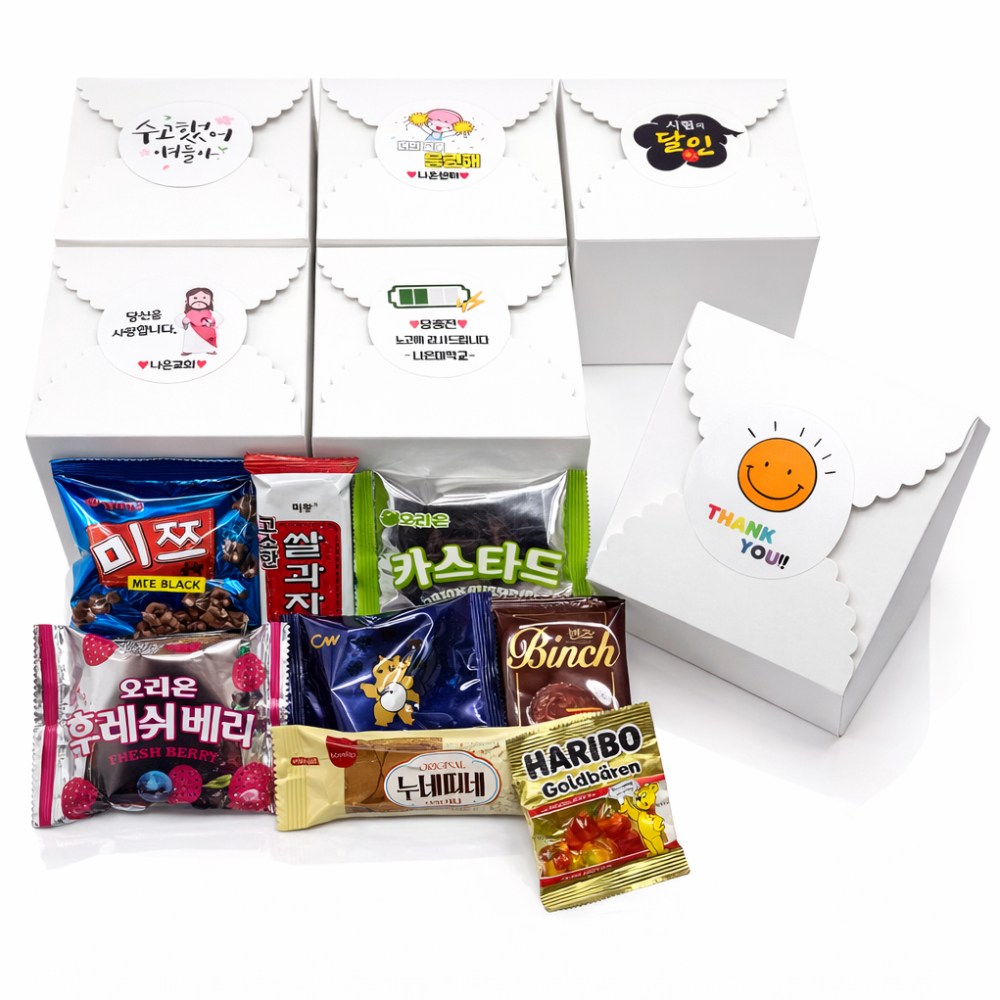 나나박스 맛있는 과자 간식 세트 답례품 모음, 10세트, 아이들을 위한 미니과자세트 45,000원