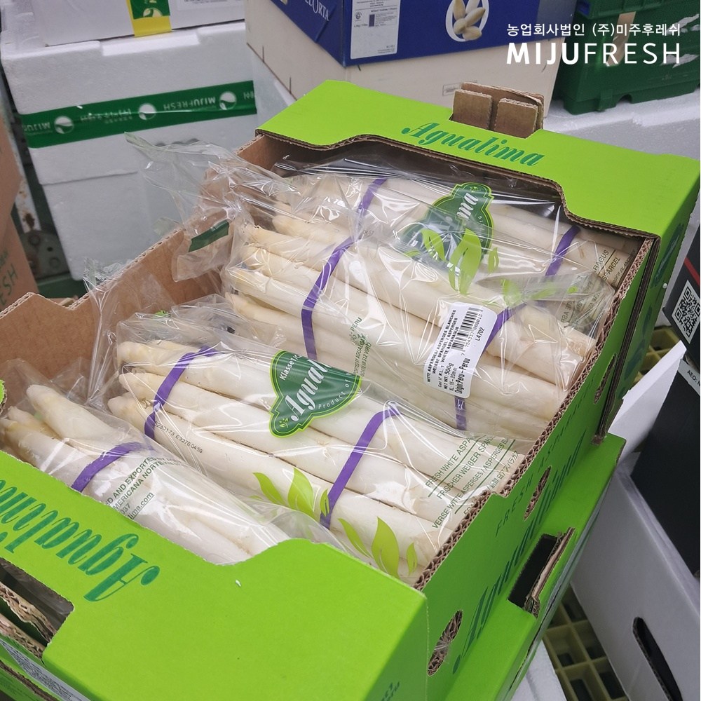 화이트 아스파라거스 생채소 수프구이용, 1kg, 1박스 31,000원