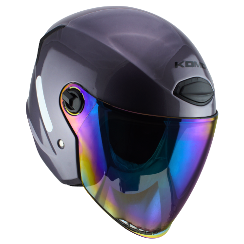 코모 디라이트 D-LIGHT 초경량 오픈페이스 헬멧 5종 쉴드, 유광그레이 레인보우쉴드 45,000원