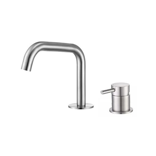 ST-02001NB단 무광 니켈 2홀 세면수전 사틴 분리형 세면대 세면기 수도꼭지, 1개 154,000원