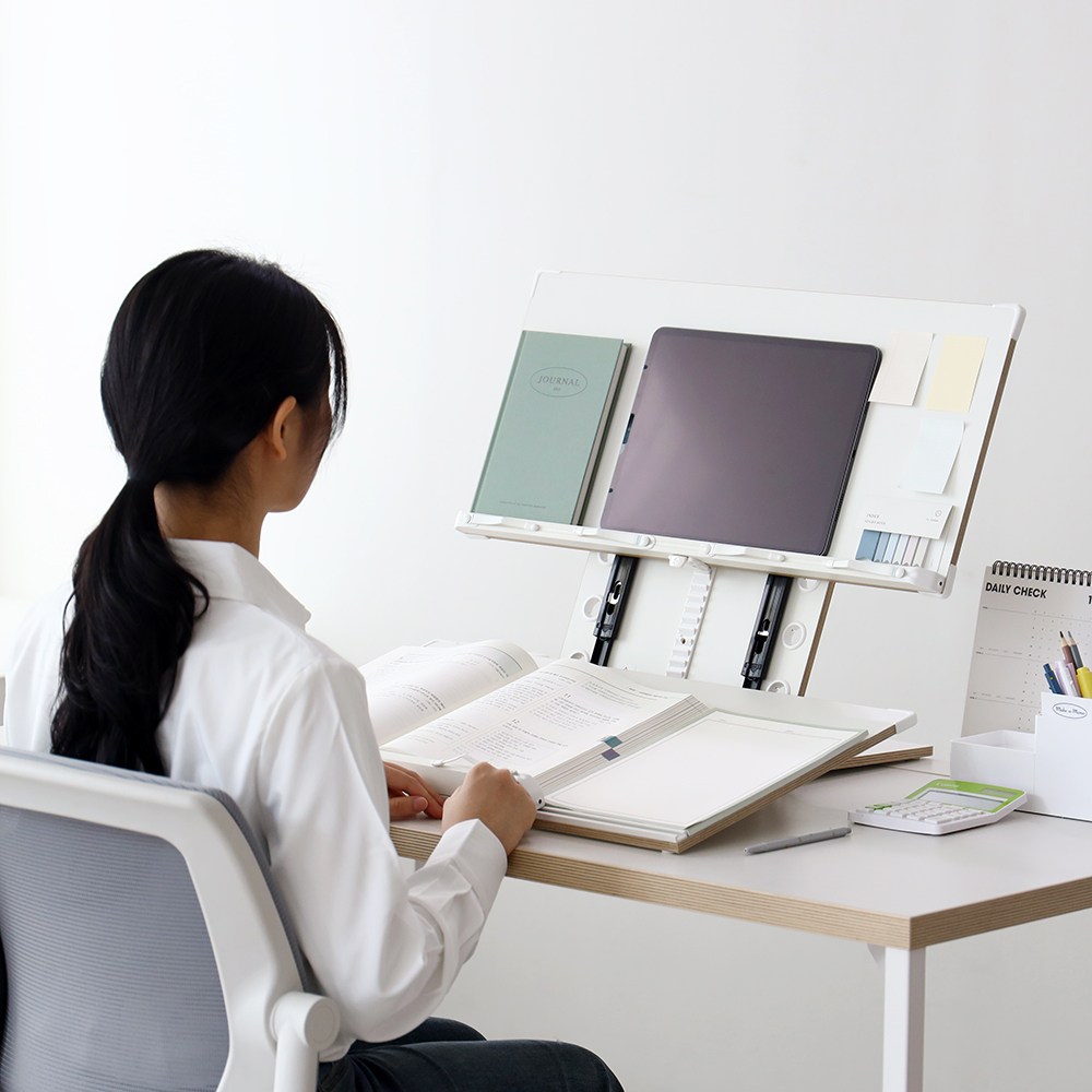 이룸 프라임 엘리베이터 2단 독서대 PL560 높이조절 책받침대, 색상, 현재가 71,200원