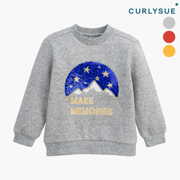 CURLYSUE 컬리수  더블스팽글 맨투맨 CPW1GQTS67 4,750원