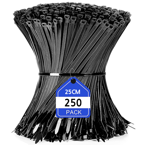 OON 고강도 대용량 초강력 중형 케이블타이 500p, 블랙, 1개 6,410원