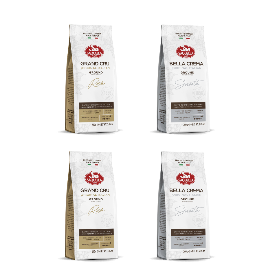 사켈라 이탈리안 커피 리치 콤보팩 4개입 x 200g (그랑 크뤼 2개입 + 벨라크레마 2개입), 4개, 200g, 에스프레소 45,650원