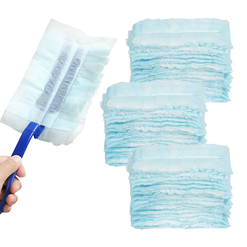 리빙만렙 퀵더스터 먼지떨이 숏핸들+리필 30개 먼지털이 코스트코 스위퍼 더스터 호환 정전기 청소포, 현재가 9,900원