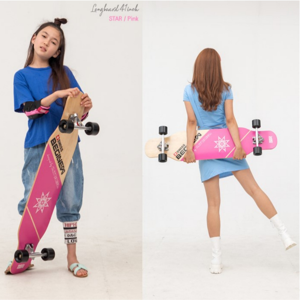스위스비기뉴 41인치롱보드 STAR 스케이트보드 초등 초보 성인 입문용 보드 74,500원