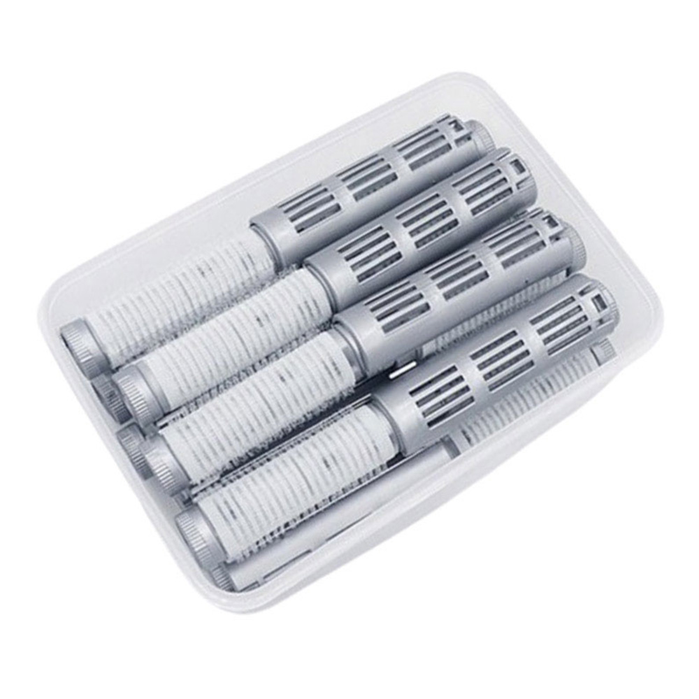 아디프로 고무줄이 필요없는 셀프 뿌리펌 파마 롯드 여성 헤어 볼륨펌 찍찍이 롯드, 1세트, 중형 16개입 8,500원