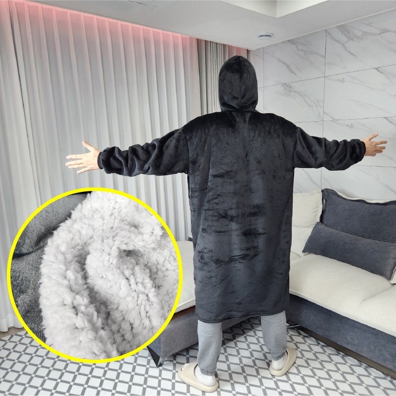 잭스터 150CM 빅사이즈 집순이 후드담요 31,900원