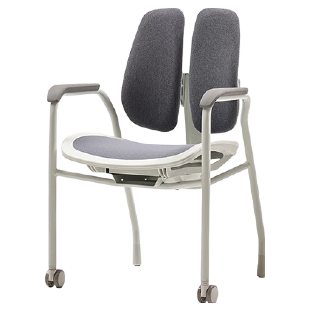 듀오백 부스터 사무용 학생용 고정형 매쉬의자 BC-DMW, 그레이 198,000원
