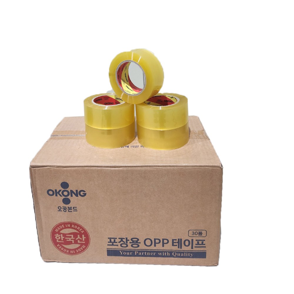 [오공본드] 투명 OPP박스테이프 100m 1Box(30개) 박스테이프 59,670원