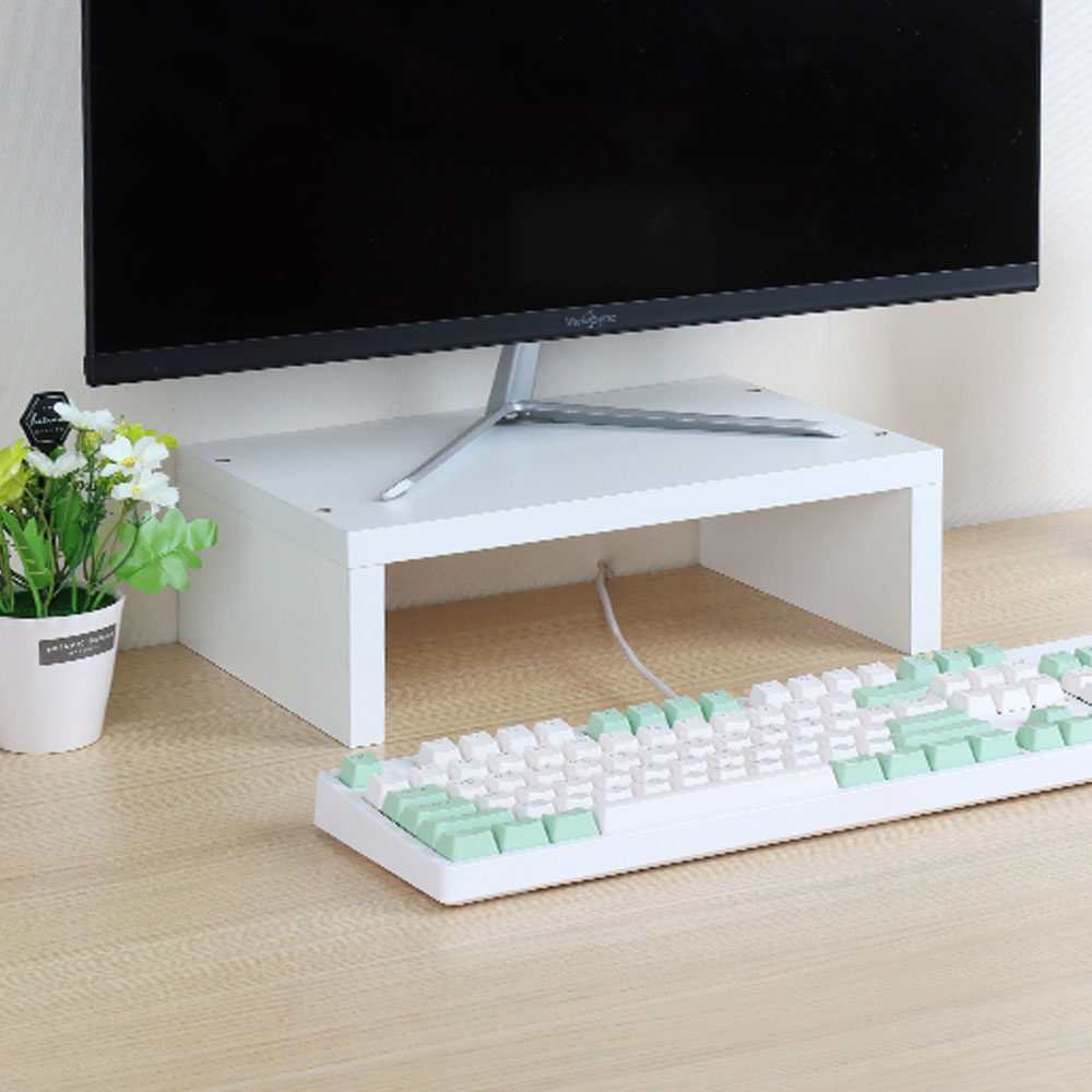 더높은 듀얼 1단 모니터받침대 330x230x108mm 8,940원