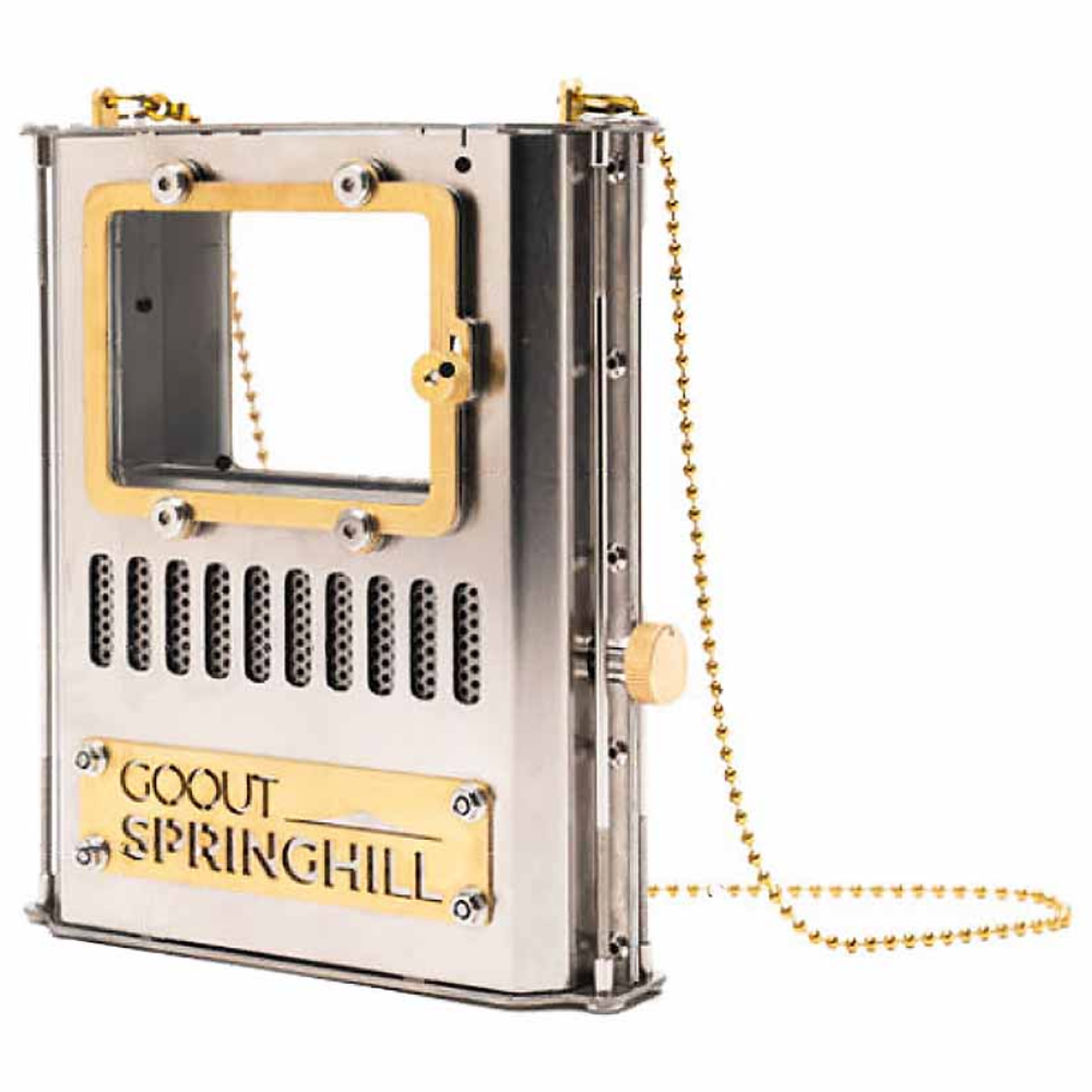 칠나무 스프링힐 다이아몬드 램프 스토브 미니 캠핑감성 오일 랜턴 실내 불멍램프, 1개, 실버 135,000원