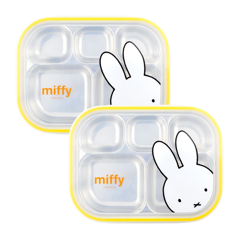 화이트 미피 스텐 식판도시락 세트 23,300원