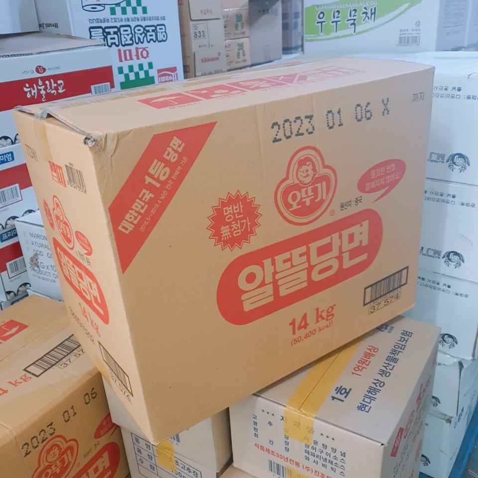 도매/업소용 벌크형 오뚜기 알뜰당면 14kg 대용량 박스, 1, 14kg 85,600원