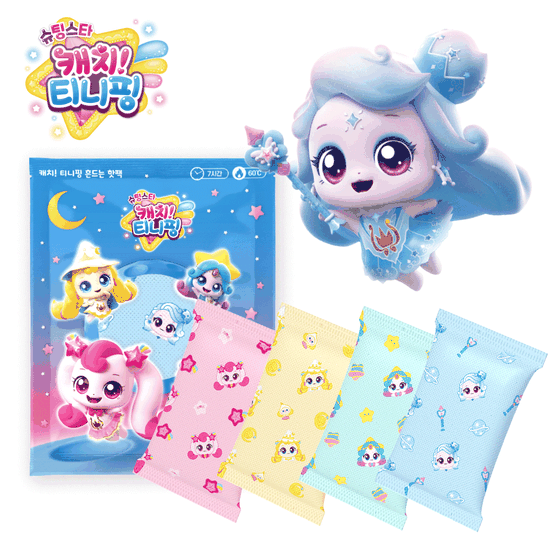 캐치티니핑 시즌5 유아 어린이 핫팩 40개+마스크 40매 세트 56,000원