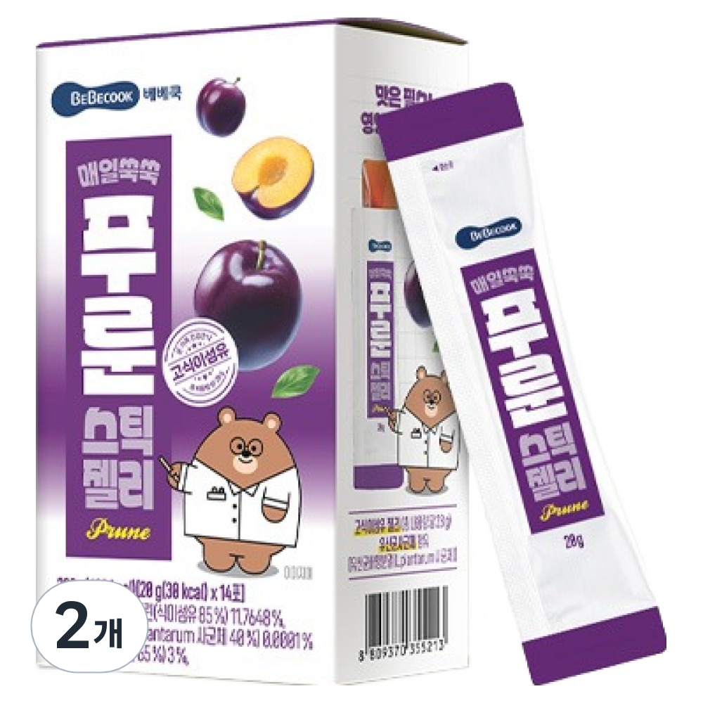 베베쿡 매일쑥쑥 스틱 젤리 20g x 14p 19,000원