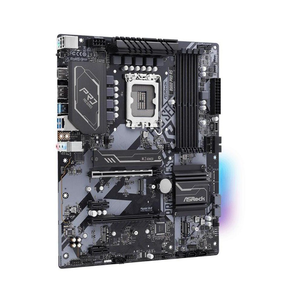 ASROCK B660 Pro RS 마더보드 LGA1700 Intel DDR4 M.2 ATX 서포트 i7-14790 i7-13700 i5-13400 i5-12600 CPU 156,400원