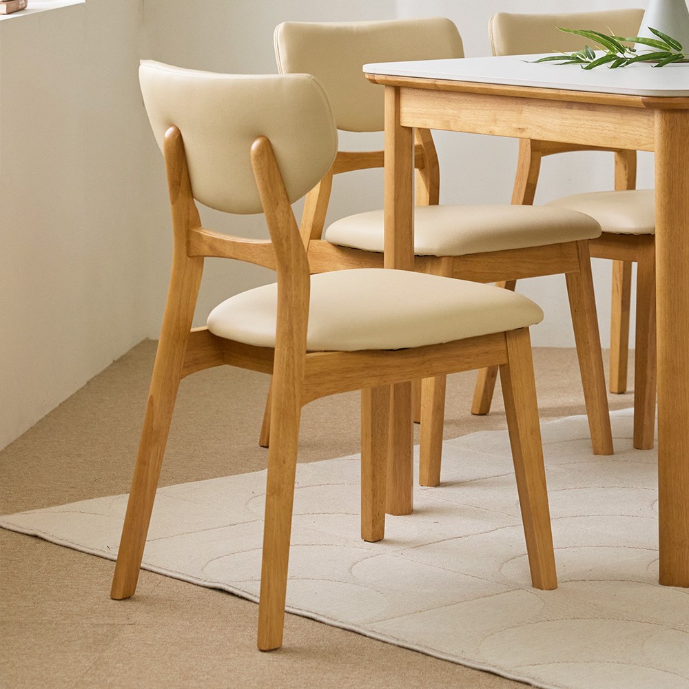 파로마 데니벨 원목 카페 식탁의자 2ea, 2개, 내추럴 200,900원