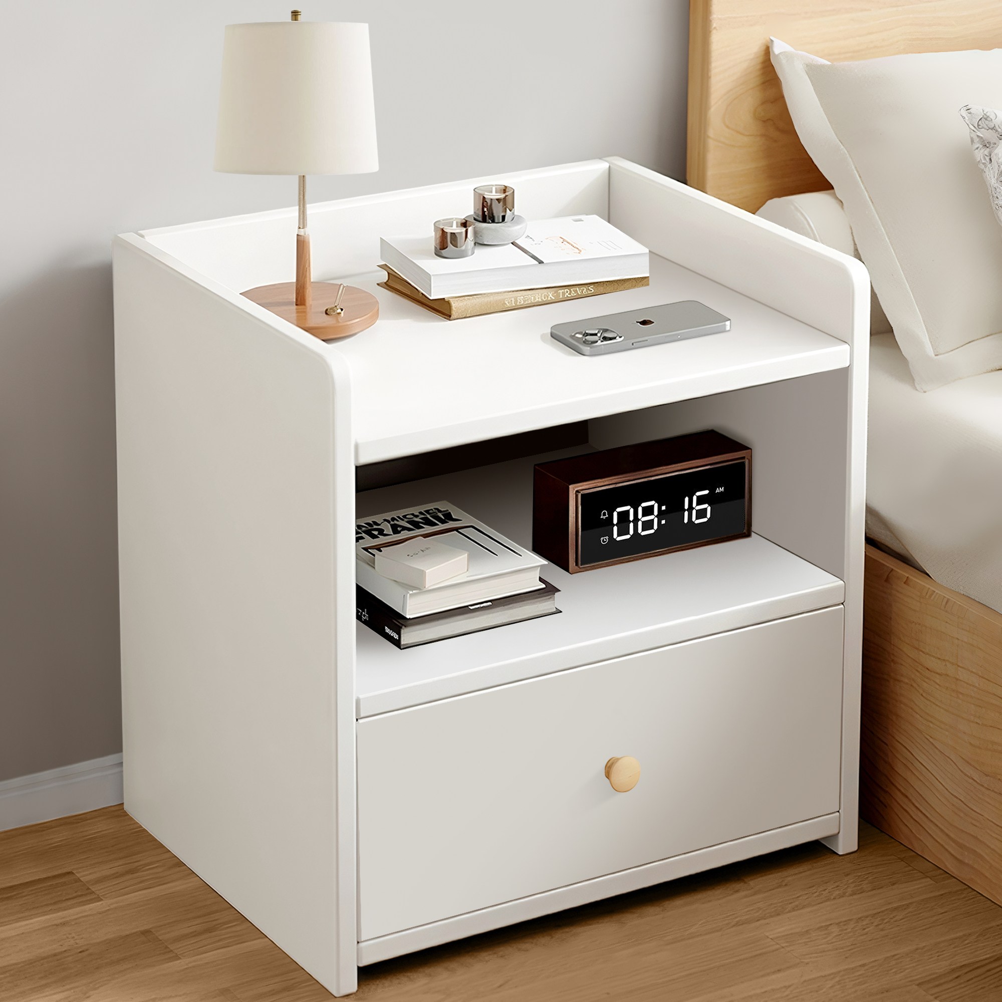 뷔이위이 협탁 침대 거실 옆 틈새 2단 수납장 24,300원