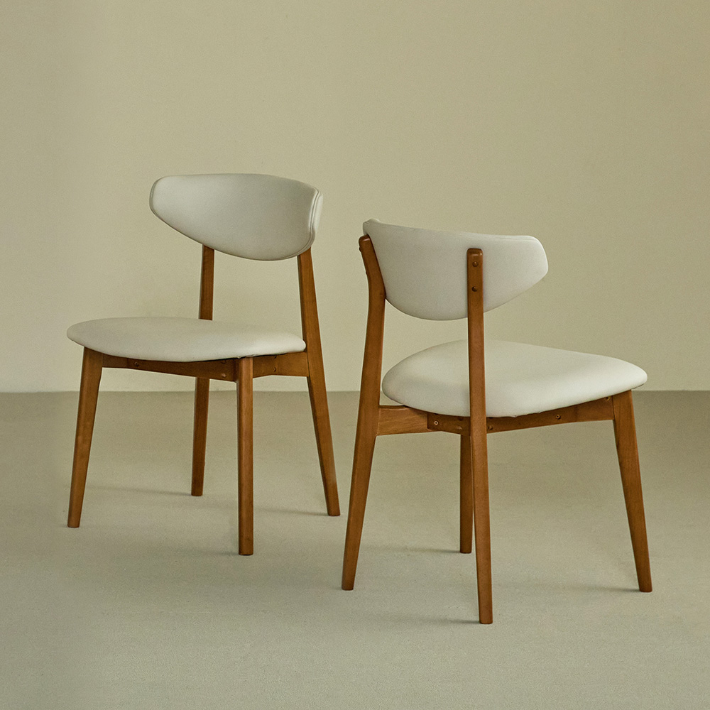 파로마 다렌A 원목 카페 식탁의자 2colors 1+1 179,900원