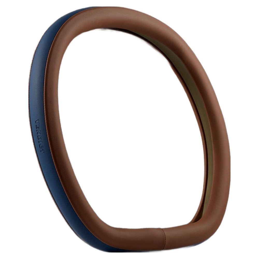 벤딕트 차량용 투톤 핸들 커버 타공 더블 D컷 순정형, 하바나브라운 + 네이비 25,900원