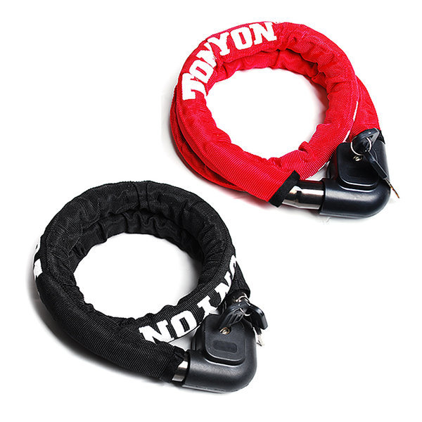 1m 와이어락 자전거 자물쇠 오토바이 전동킥보드 열쇠, 블랙, 1개 9,500원