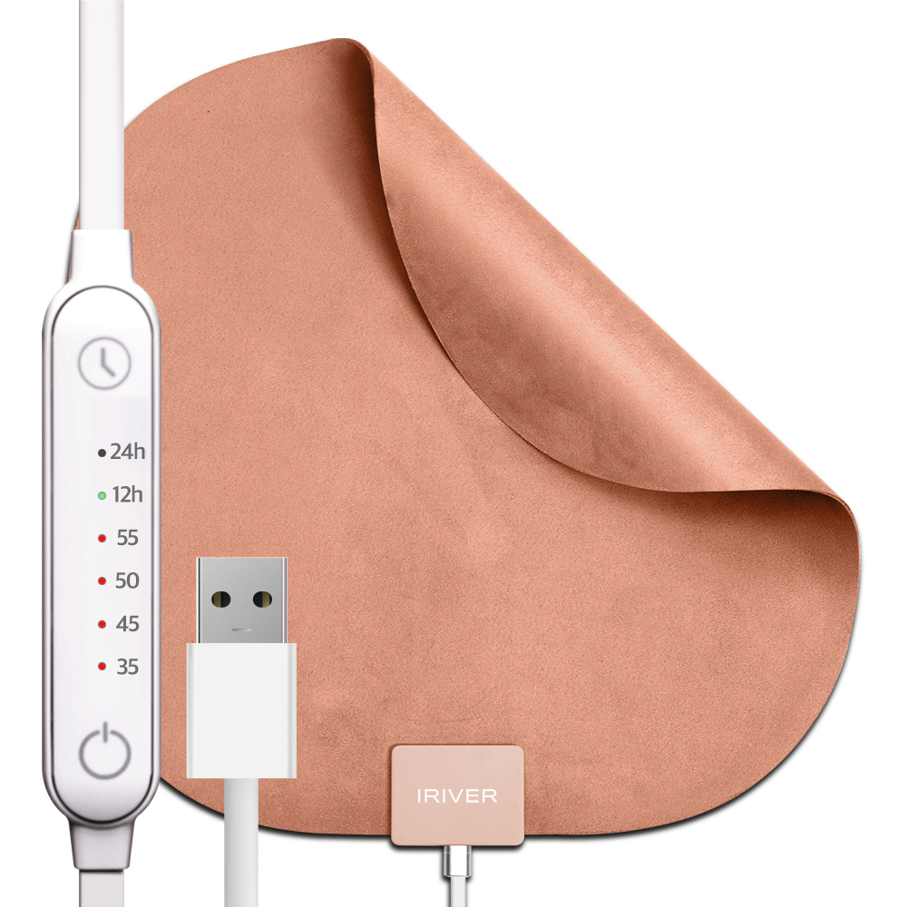 아이리버 휴대용 엉뜨 USB 온열 전기방석 IHP-270U, 만다린오렌지, 270 x 270 mm 39,000원