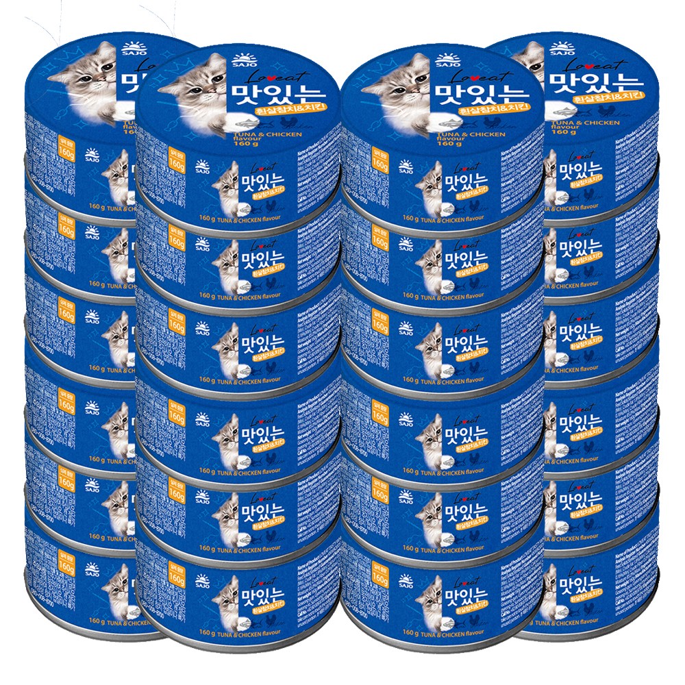 사조 러브잇 맛있는캔 고양이간식 20,700원