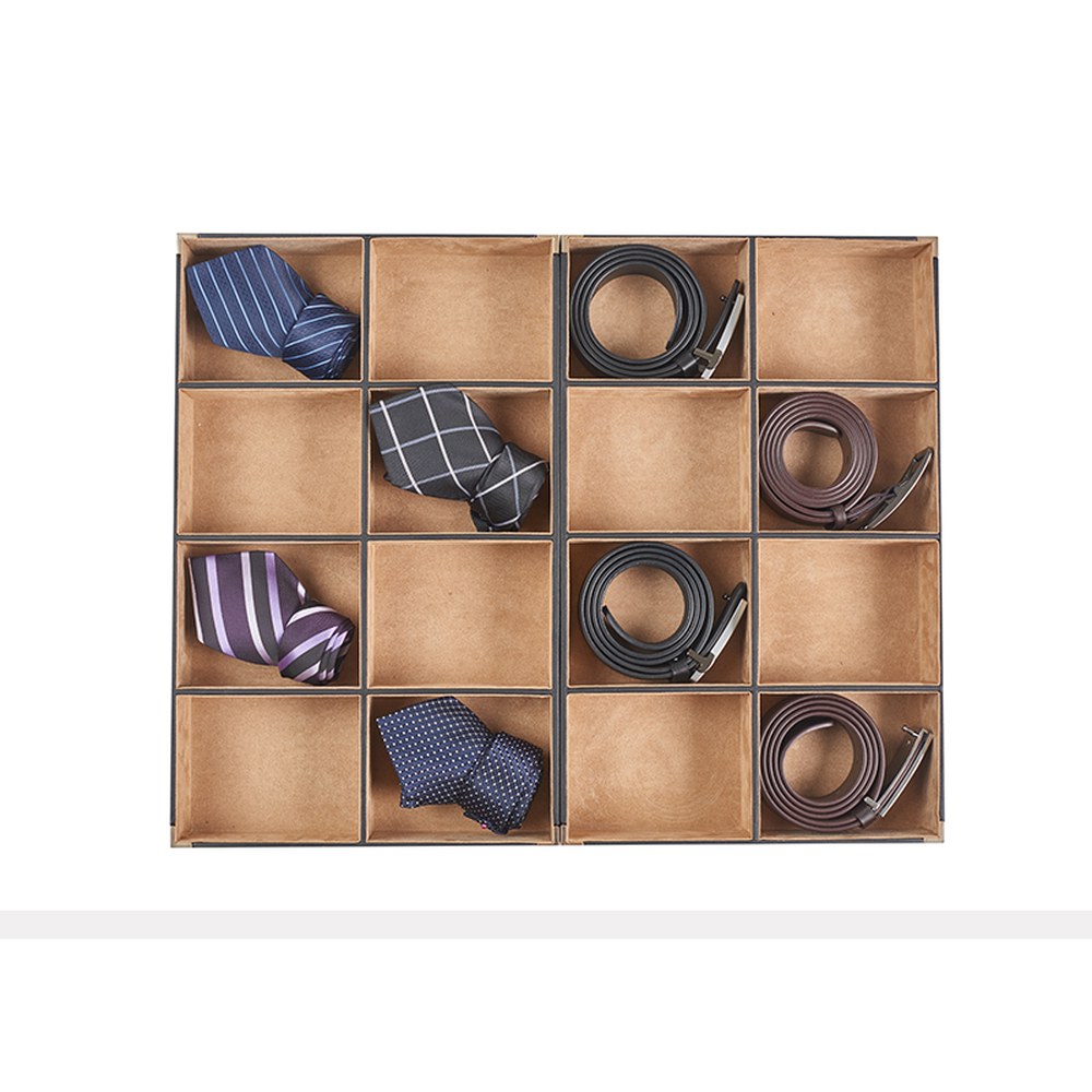 벨트보관함 넥타이 수납합 진열대 마트 타이박스 18개 칸칸 서랍형 2층 65,700원