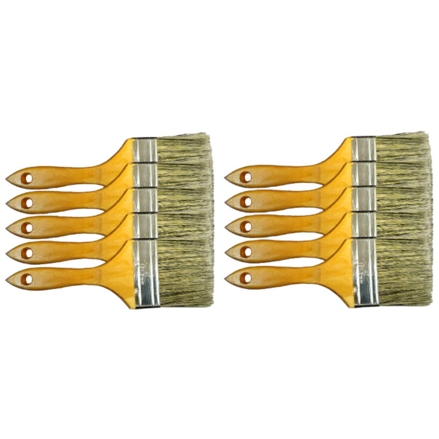 널리 사용되는 페인트브러쉬 페인트붓 수성붓 101mm 4인치 6호 브러쉬 10개 49,400원