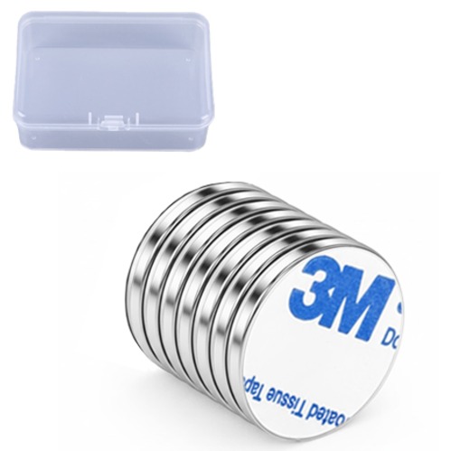 OON 3M 접착식 네오디움 원형 자석 7p 세트, 1세트 5,900원