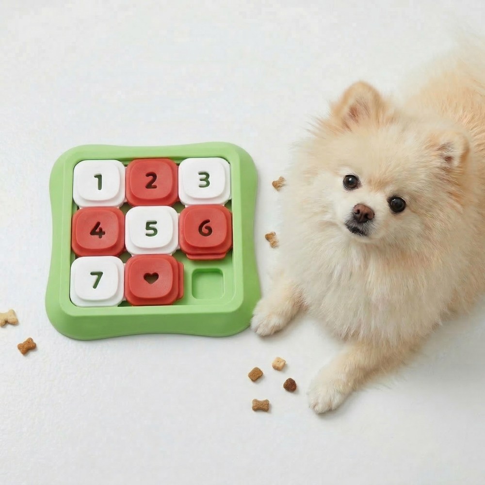 뭉클톡톡 반려동물 숫자 퍼즐 난이도 조절 어려운 노즈워크 장난감, 1개, 그린 18,900원