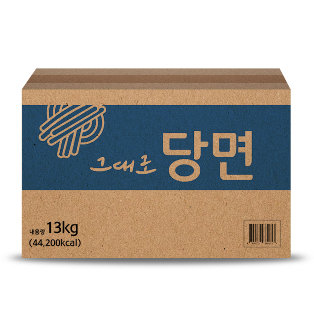 그대로푸드 한식 당면 잡채 찰당면 사리, 1개, 13kg 44,090원