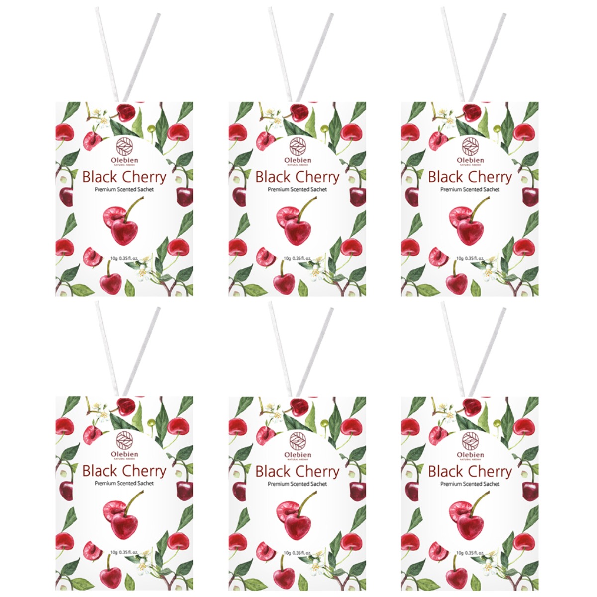 올레비엔 센티드 사쉐 블랙체리 본품, 10g, 6개 6,600원